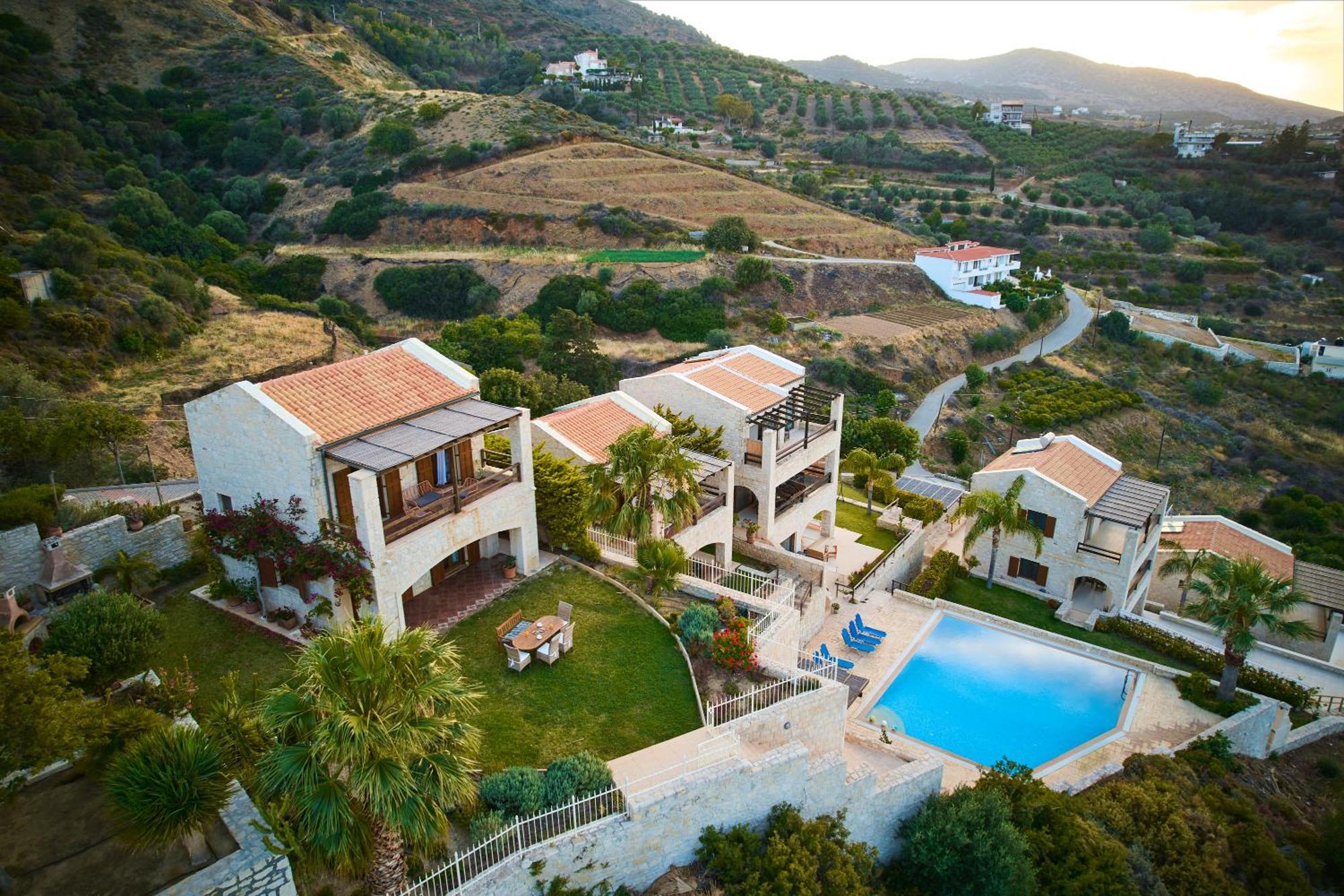 Villa Paradissi In Crete Agia Pelagia  Buitenkant foto