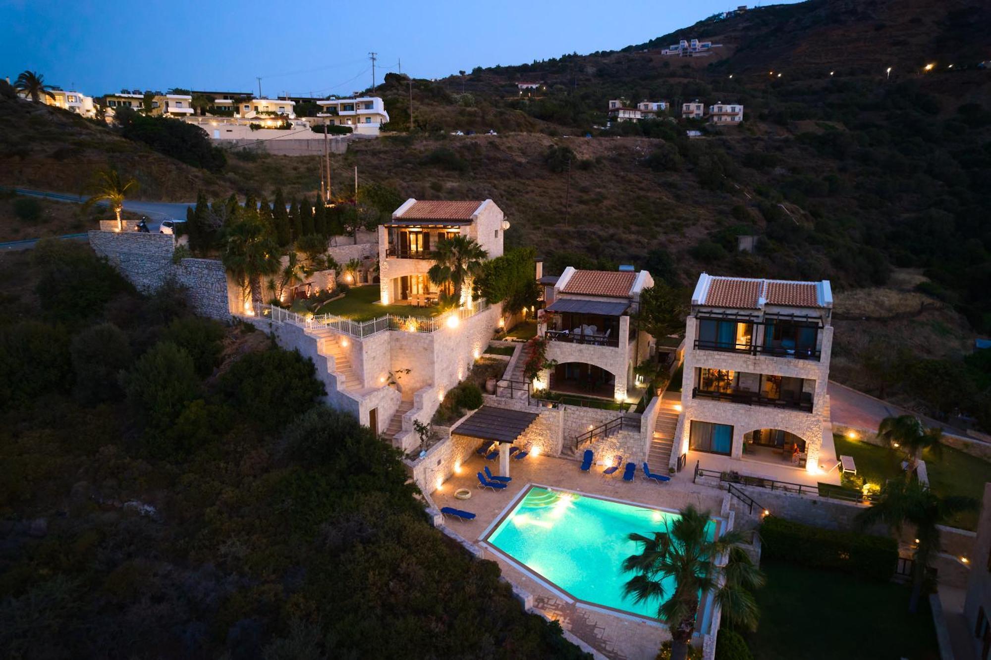 Villa Paradissi In Crete Agia Pelagia  Buitenkant foto
