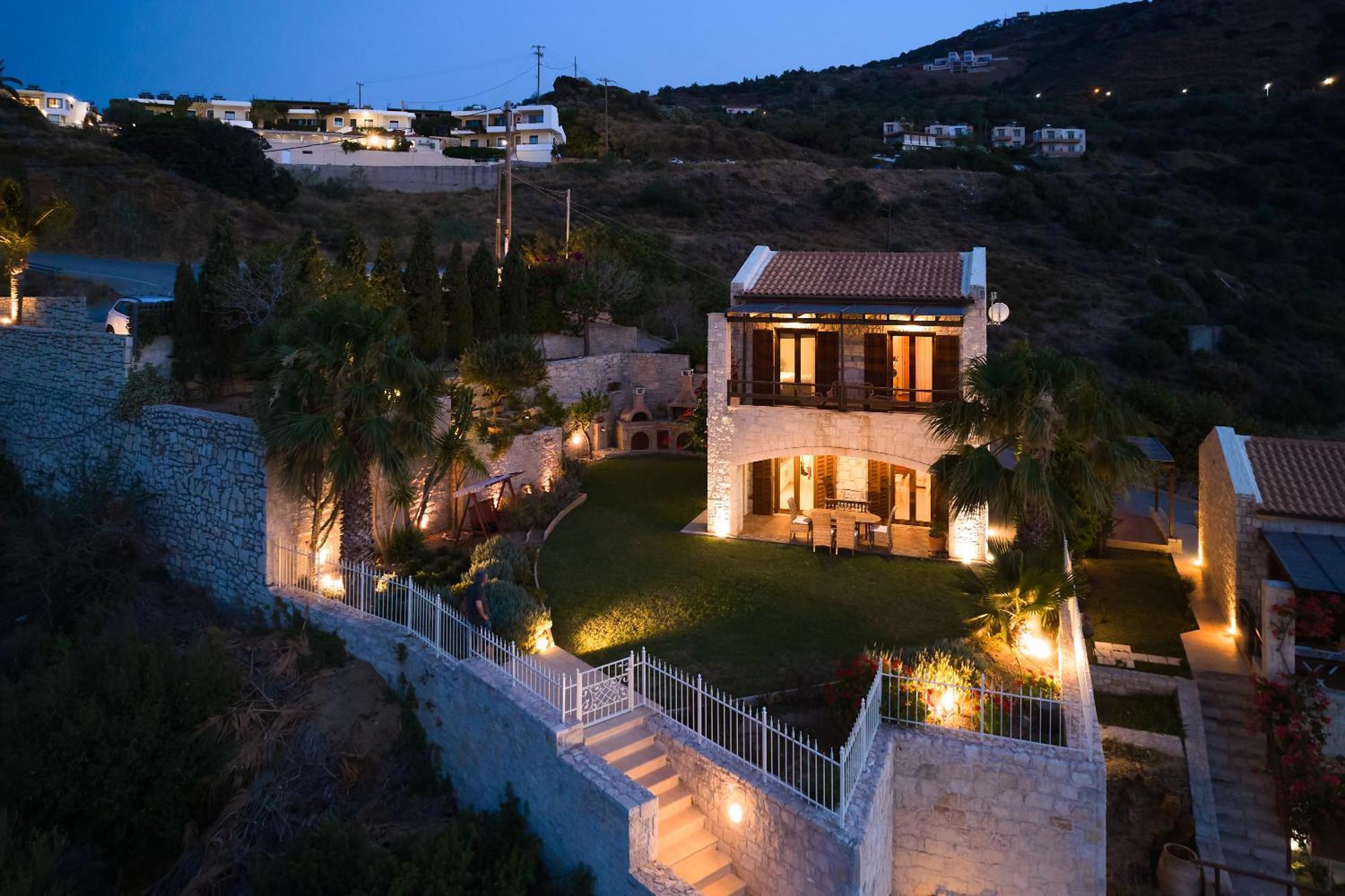 Villa Paradissi In Crete Agia Pelagia  Buitenkant foto